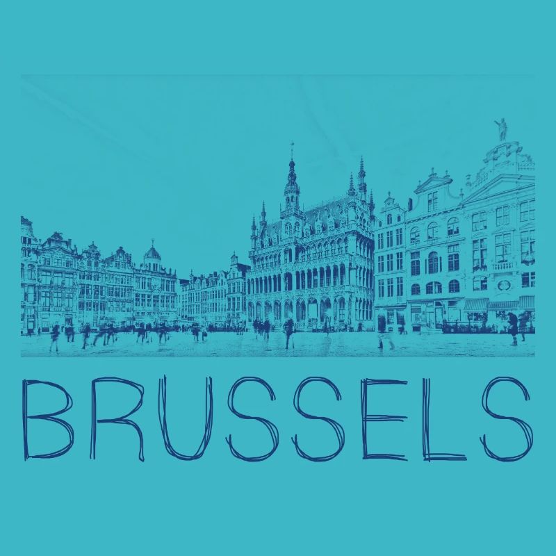 Dessin à la plume Bruxelles