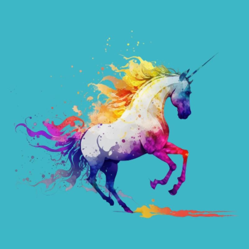 Licorne en cours d’exécution