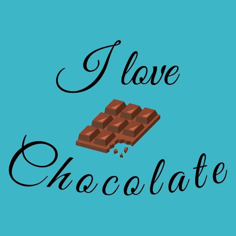 I love Chocolate Geschenkidee Naschen Schokolade