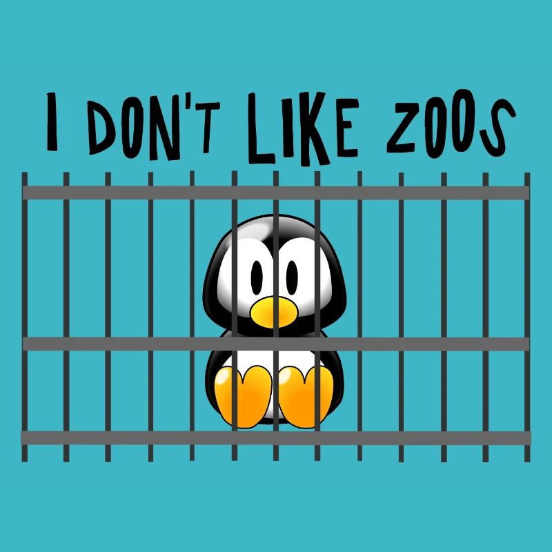 Je n’aime pas les zoos bébé pingouin - Penguin fun4m3