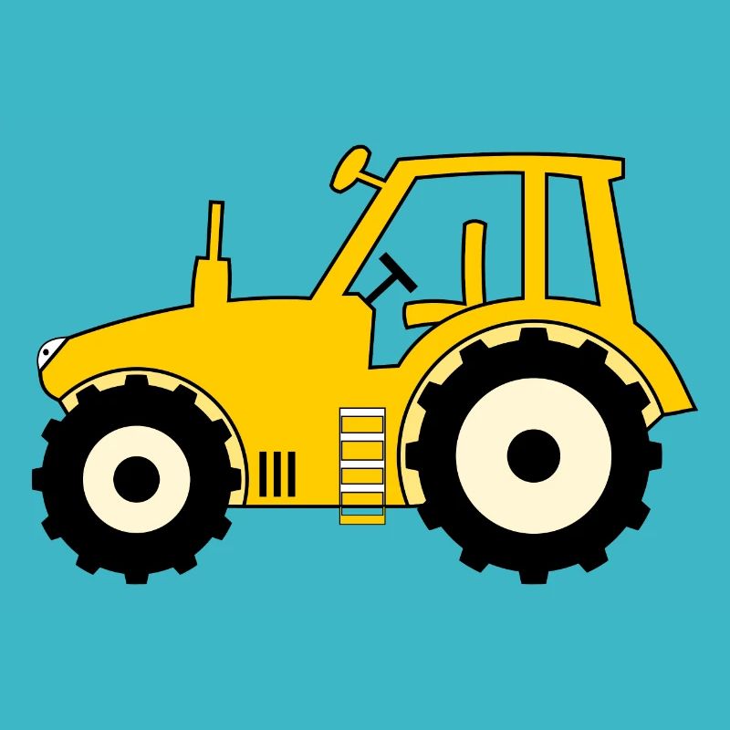 Traktor gelb