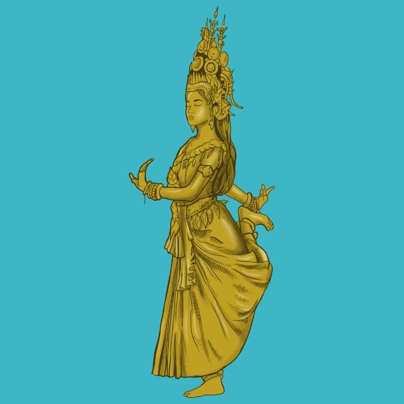 Cambodia Tradition Dance Khmer Apsara I Gift