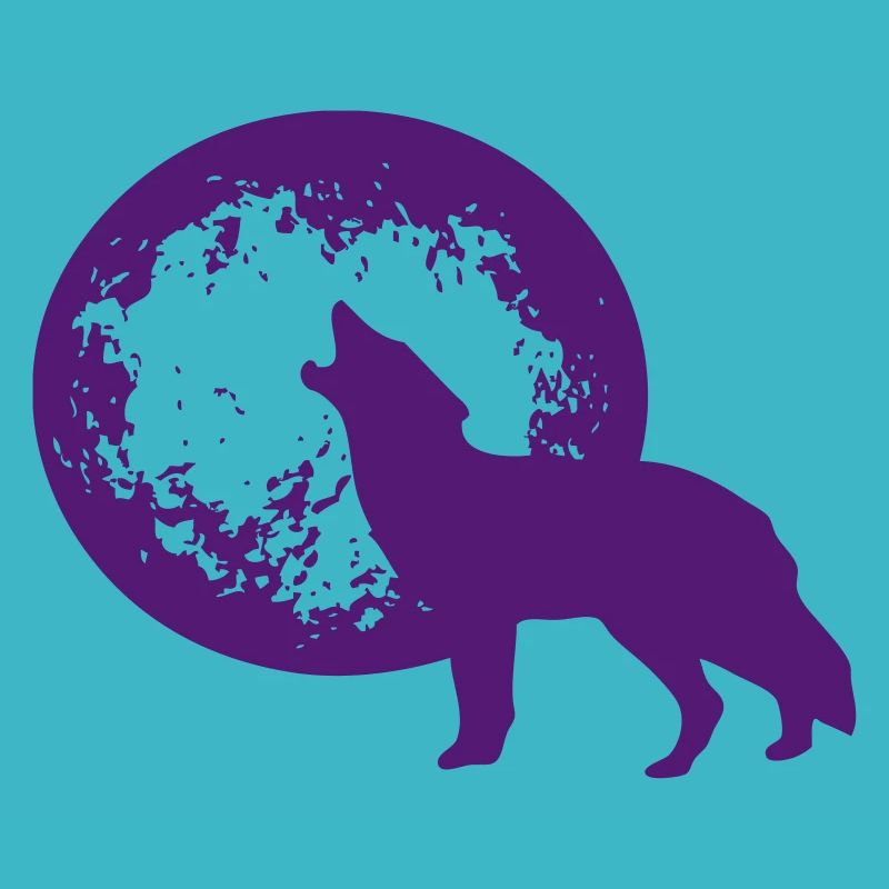 Heulender Wolf