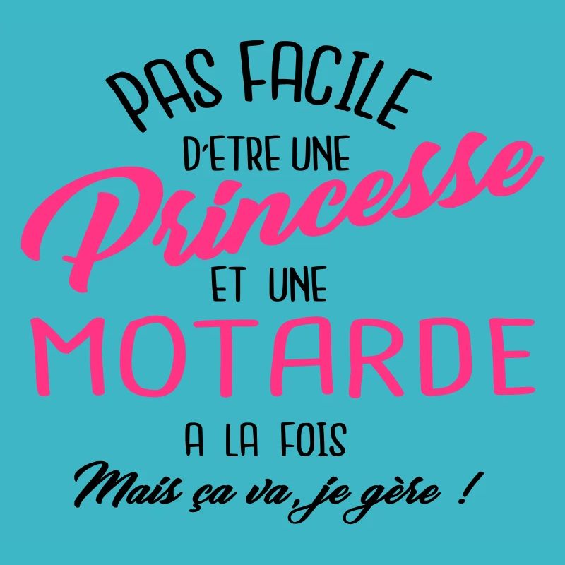 Princesse et motarde