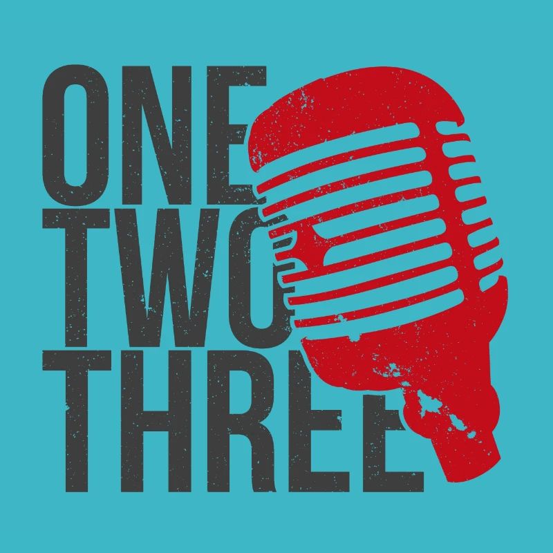 One Two Three Microphone (farbig)