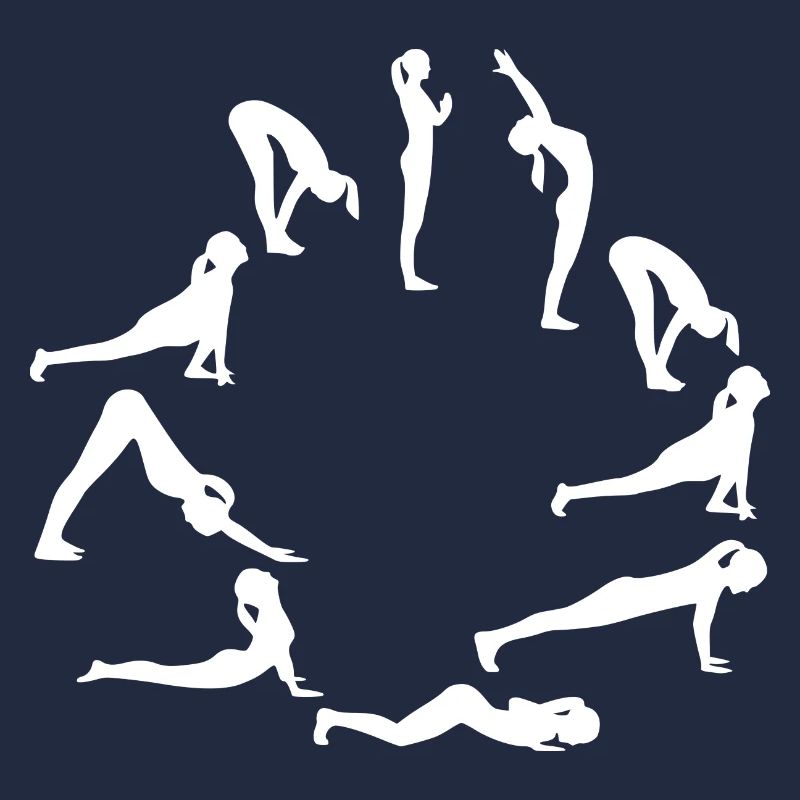 exercices de yoga blanc