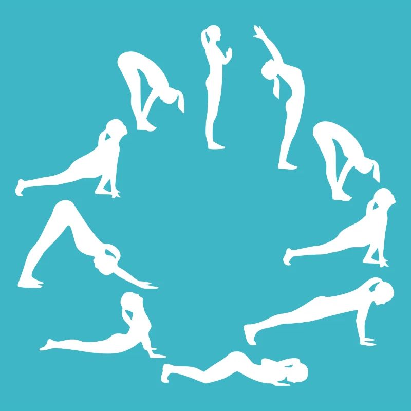 yoga exercises white