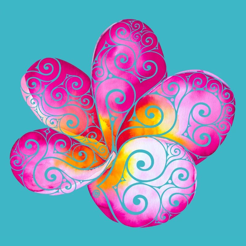Wirbelnde Plumeria