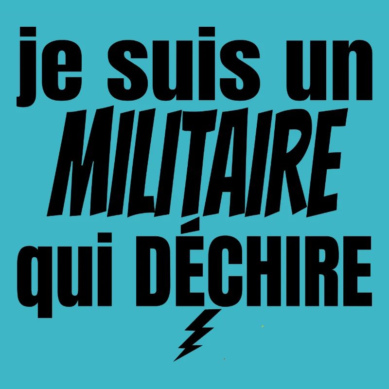militaire qui déchire