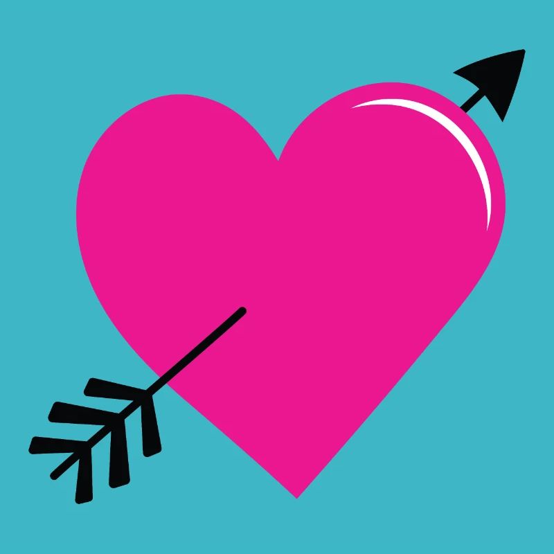 Coeur d’amour avec flèche