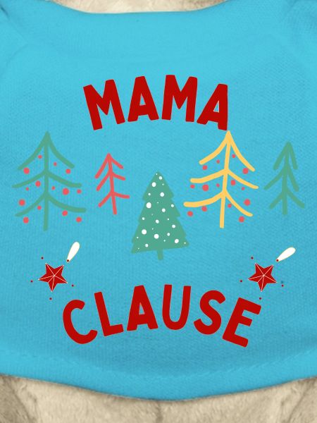 Weihnachtsdekoration mit Mama Claus