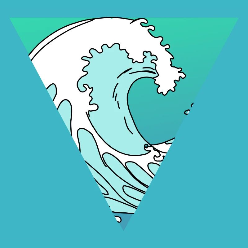 Vague en triangle