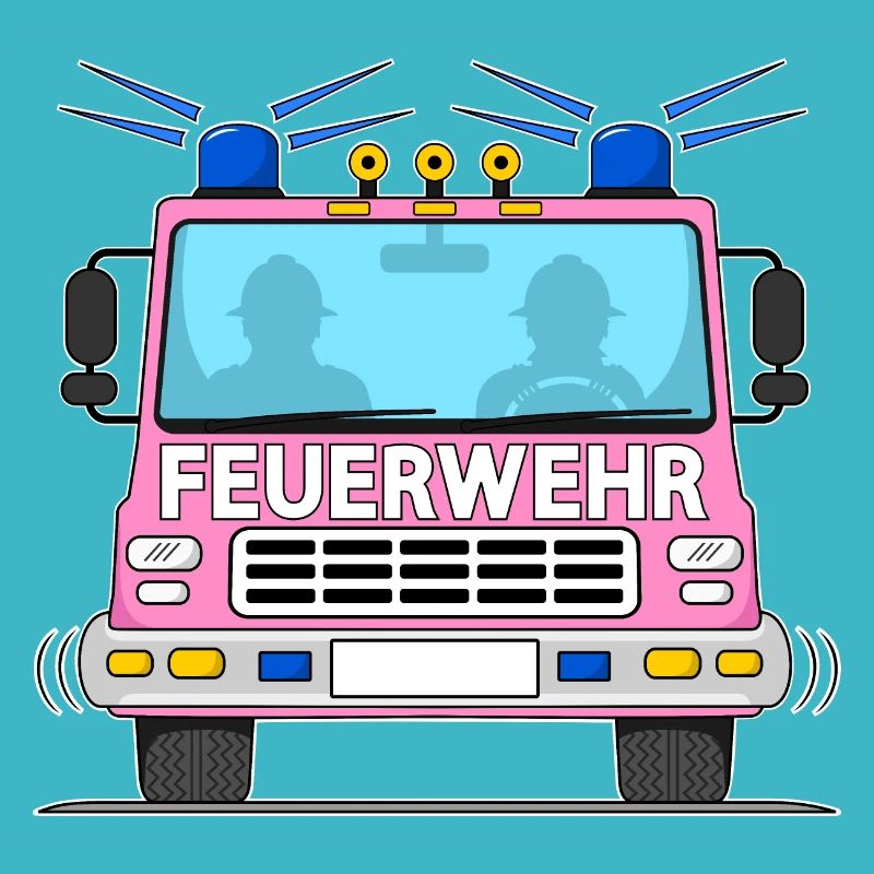 Fire engine in pink