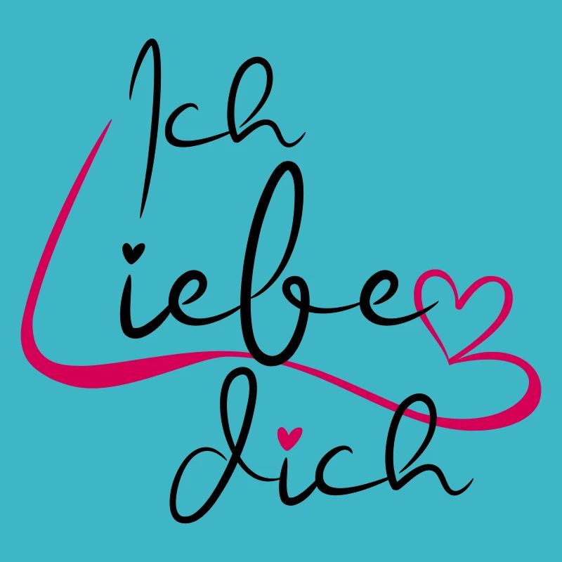 Ich Liebe Dich Schrift