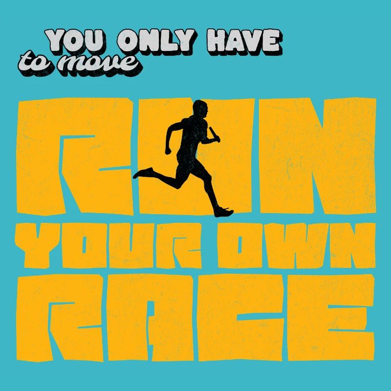 Courez votre propre course – Motivation Shirt Running