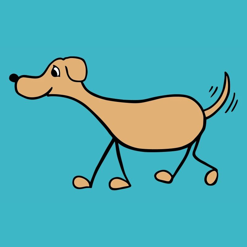 Lustiger Hund