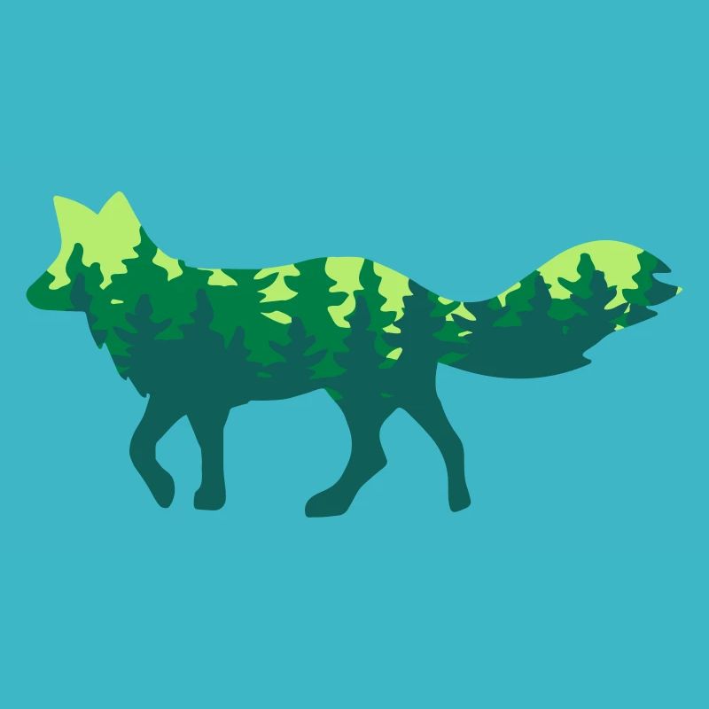 Fuchs Wildlife Fox Fir Forest