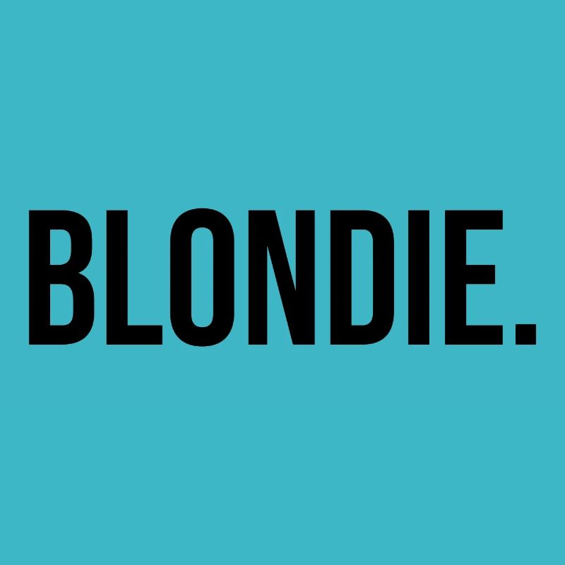 Blondie - blonde - black
