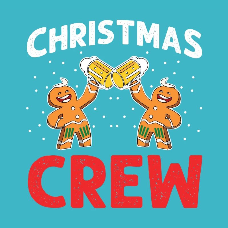 Gingerbread man christmas drinking