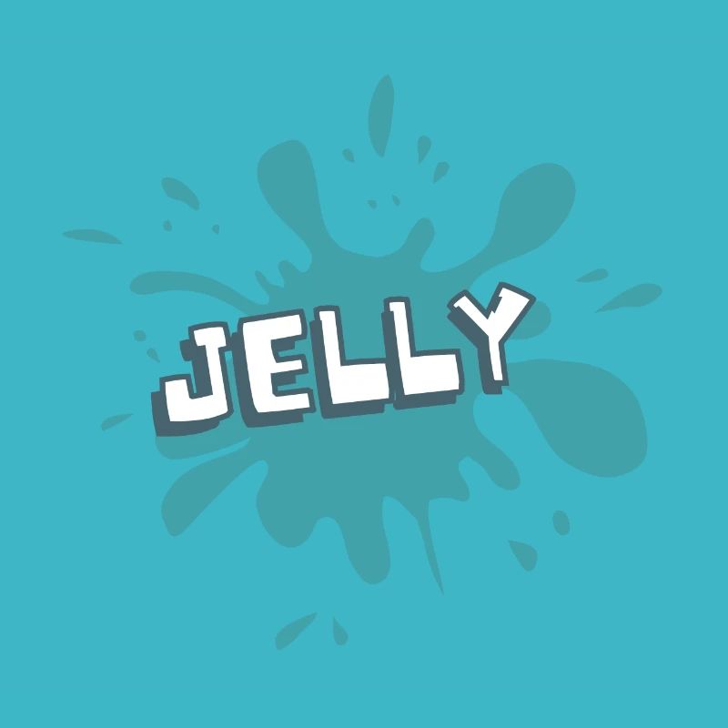 Jelly Marmelade Splash Klecks Méduse Jellyfish Fun
