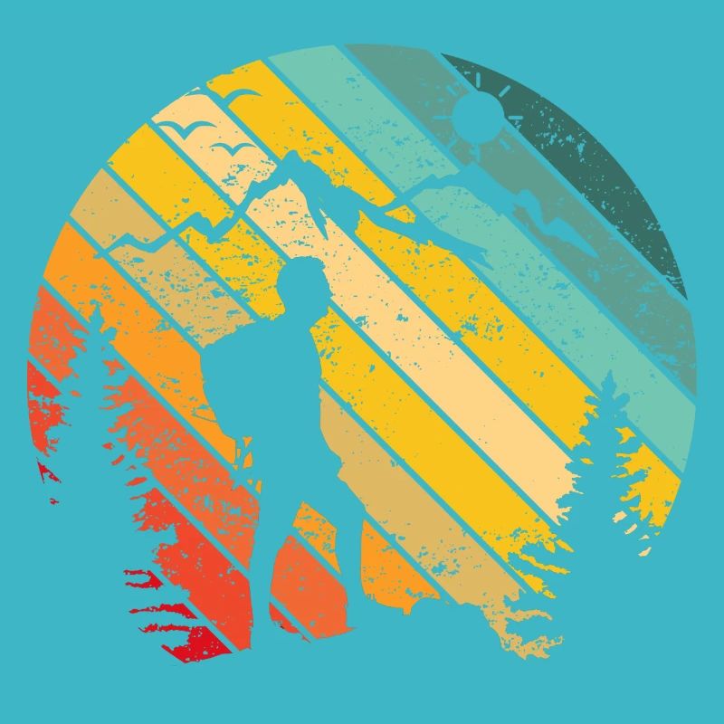 Randonnée Escalade Retro Sunset