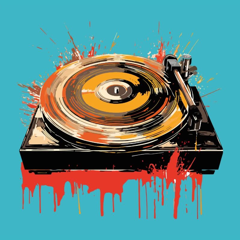 Disque Vinyle LP Platine Rétro