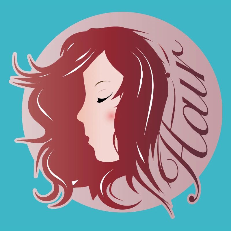 Profil féminin élégant avec coiffure élégante