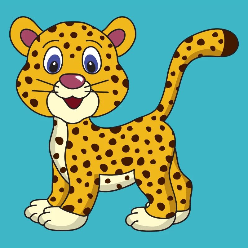 Mignon drôle cool guépard afrique