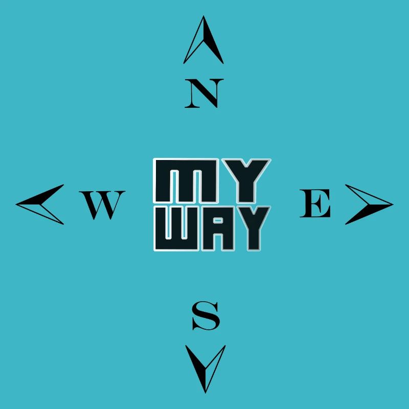 Compass my way black
