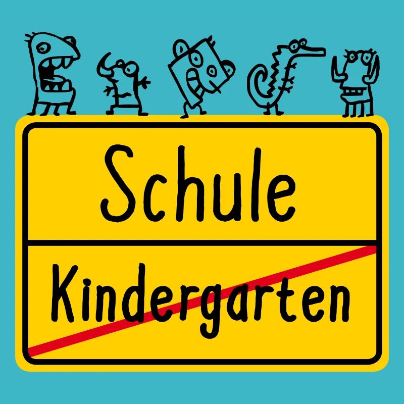 Einschulung Schulanfang Schule Kindergarten Schild