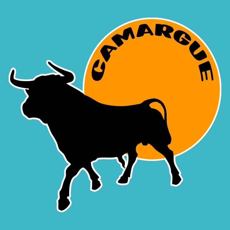 Taureau et soleil Camargue