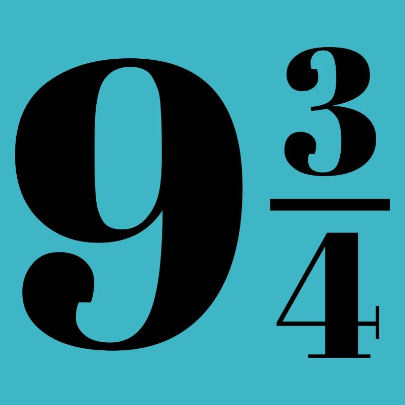 Railway track Nine-three-quarters 9 3/4