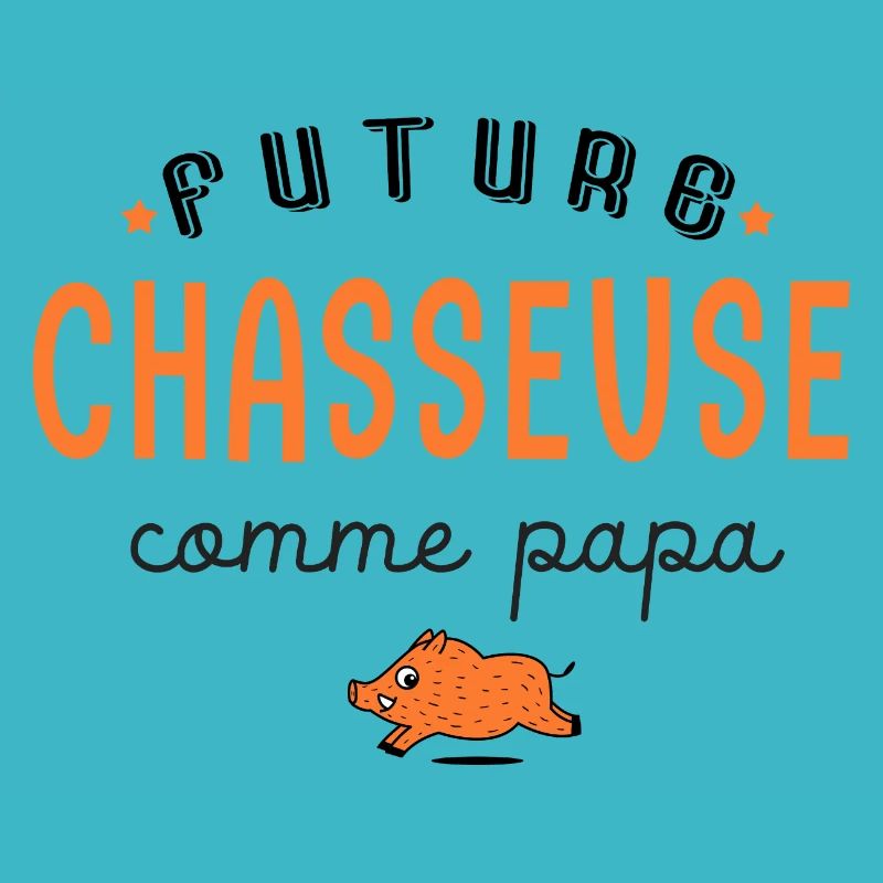 chasse future chasseuse comme papa