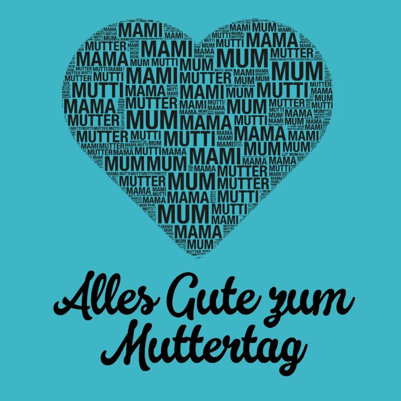 Herz - Alles Gute zum Muttertag