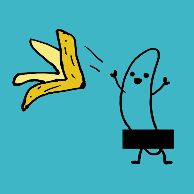 Carnival Helau confetti costume banana striptease