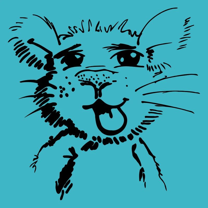 Dessin de petite souris rigolote