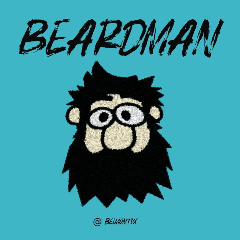 Beardman lustige Geschenkidee bärtigen Mann