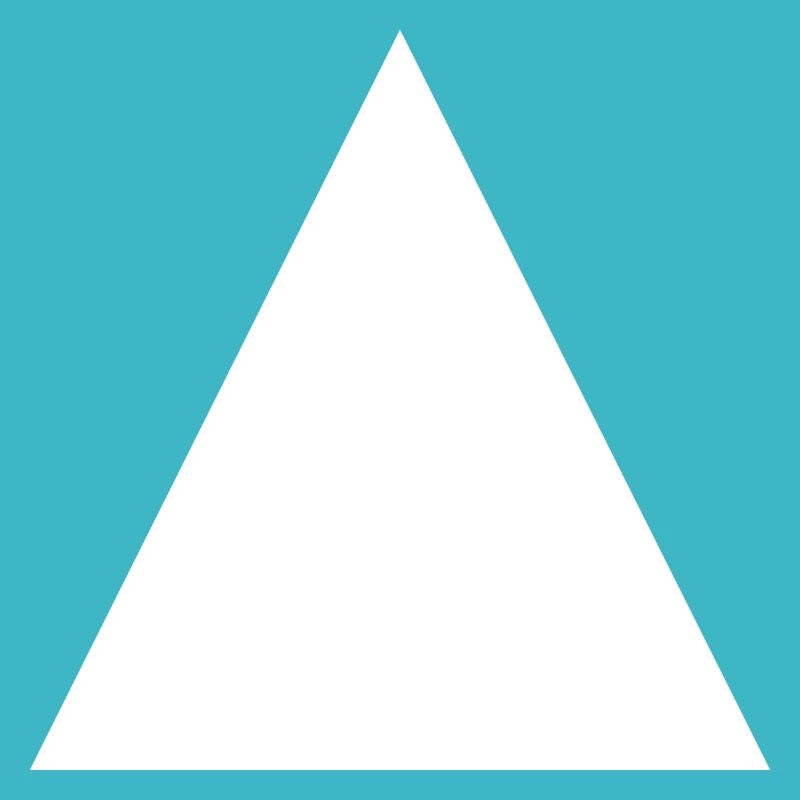 Triangle blanc