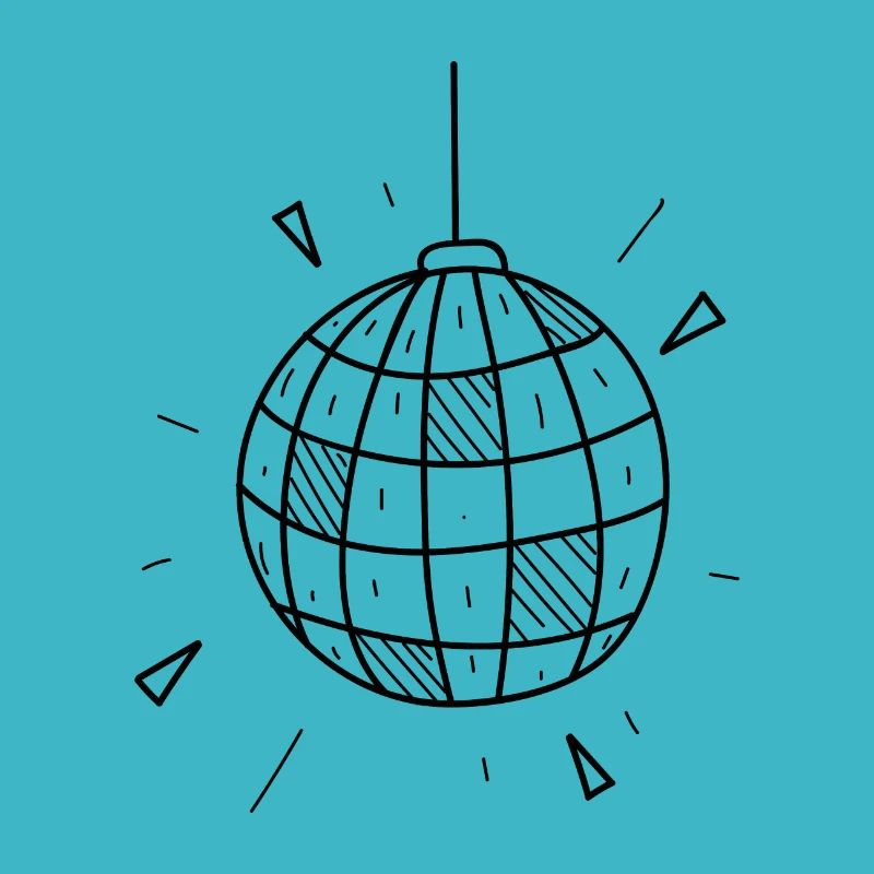 Danseur danseur Discokugel idée de cadeau