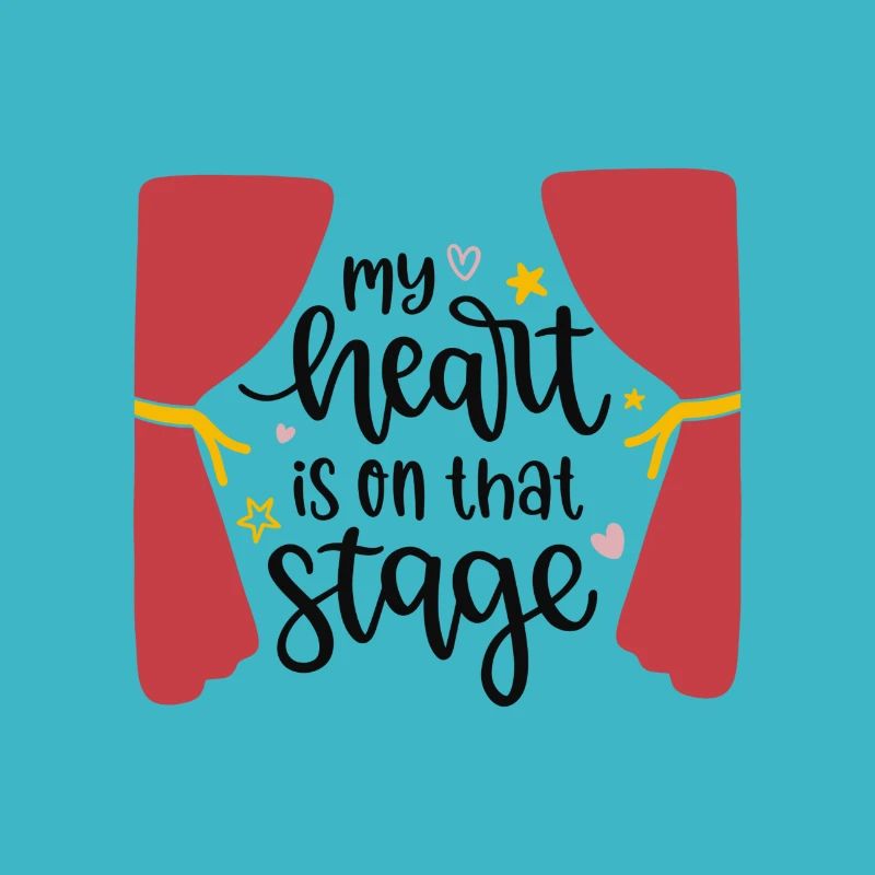 Il mio cuore è su quel palco