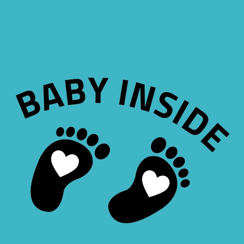 bébé à l'intérieur des pieds