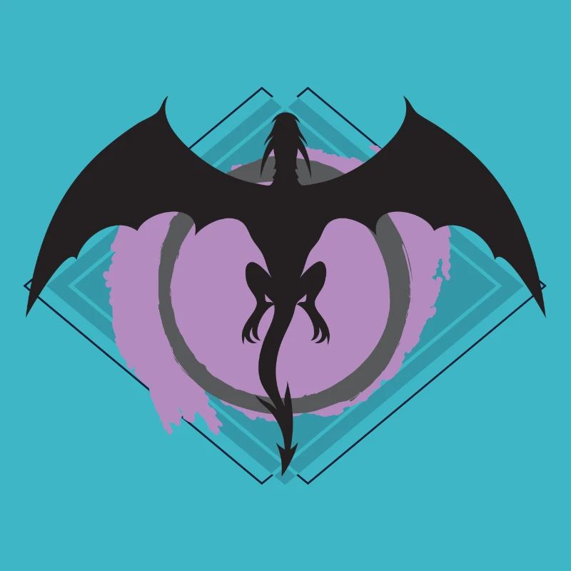 Schwarzer Drache