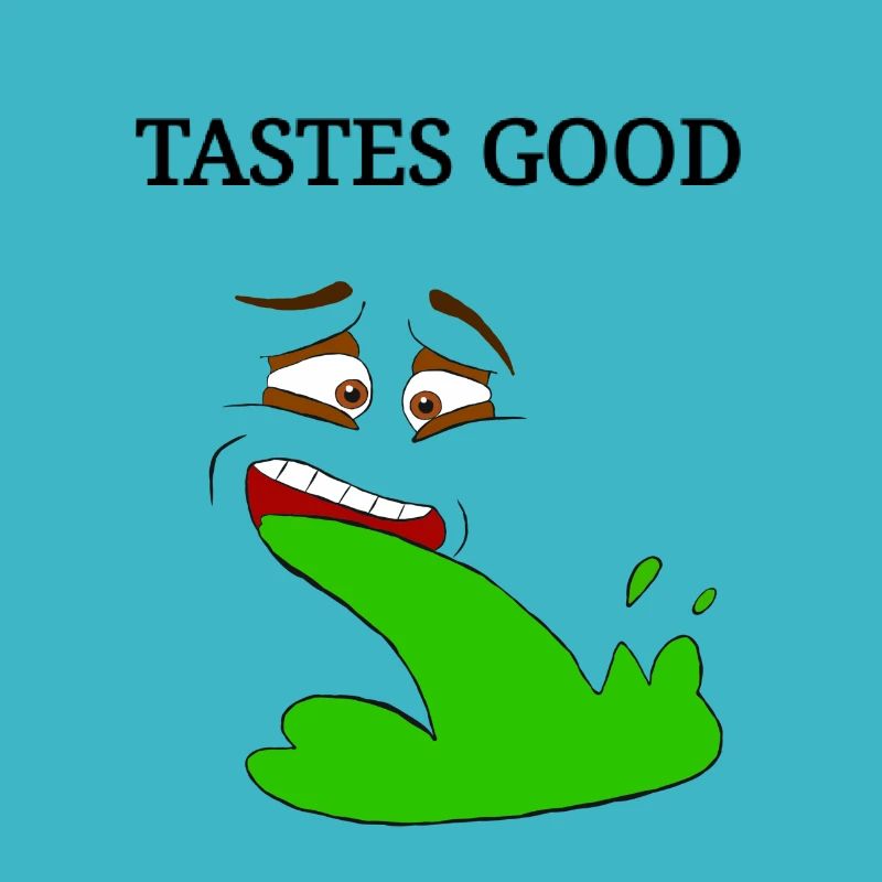 funny saying, puking design with inscription