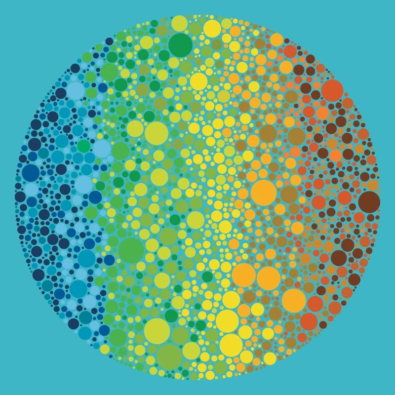 Sphère: composition des points en couleur