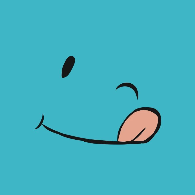 Winking and tongue-in-cheek face gift