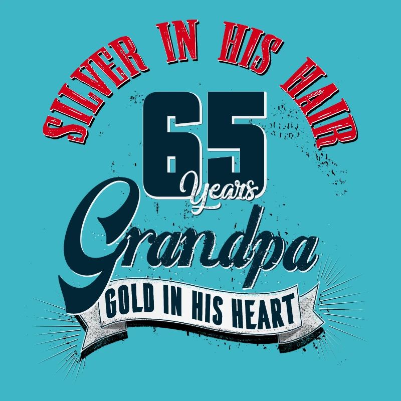 Grandpa, 65th birthday, 65 years, gift