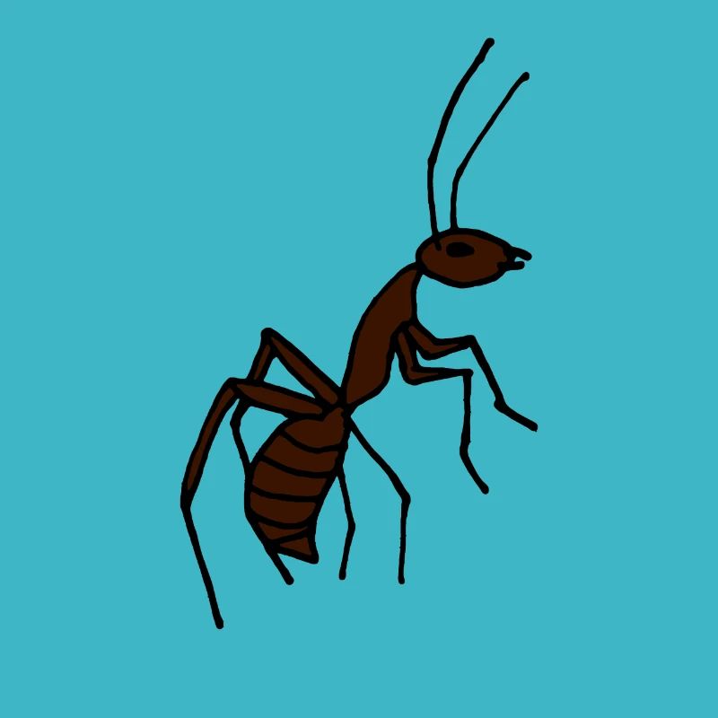 Fourmi de dessin animé