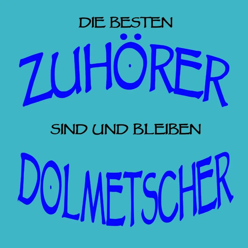 Dolmetscher Sprache Übersetzer Zuhörer Geschenk