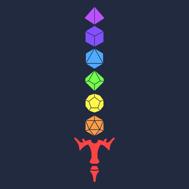 Rainbow sword in role-playing game