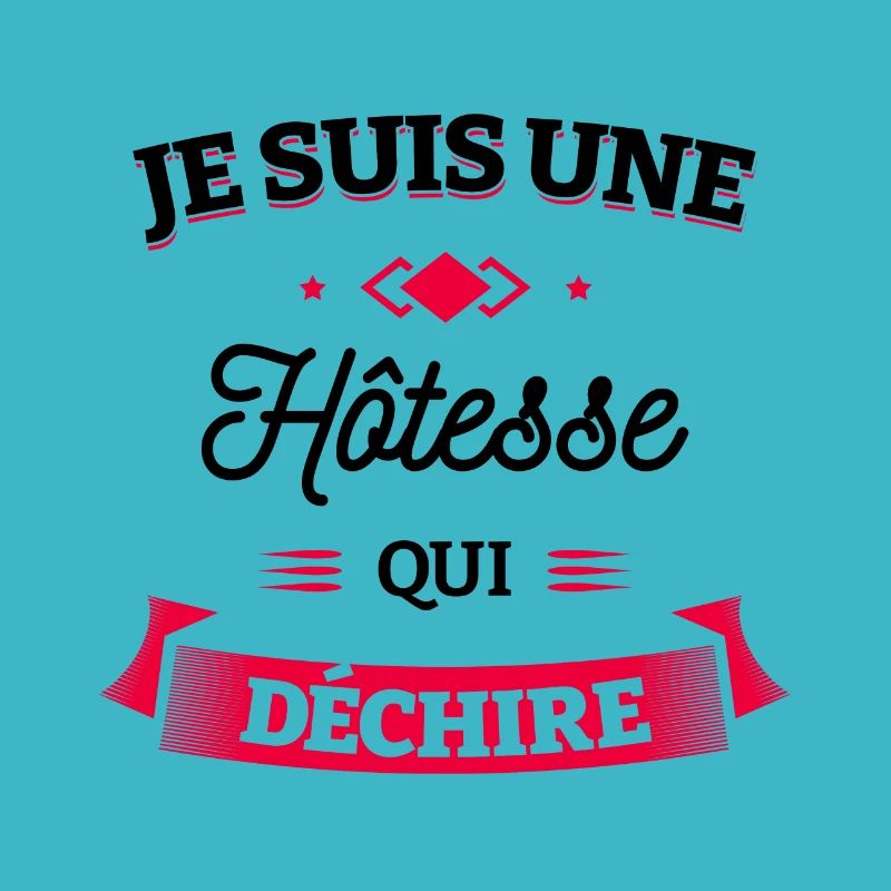 HÔTESSE QUI DÉCHIRE